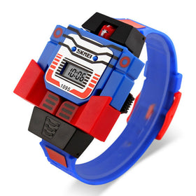 Transformer LED Digital Kids Watch