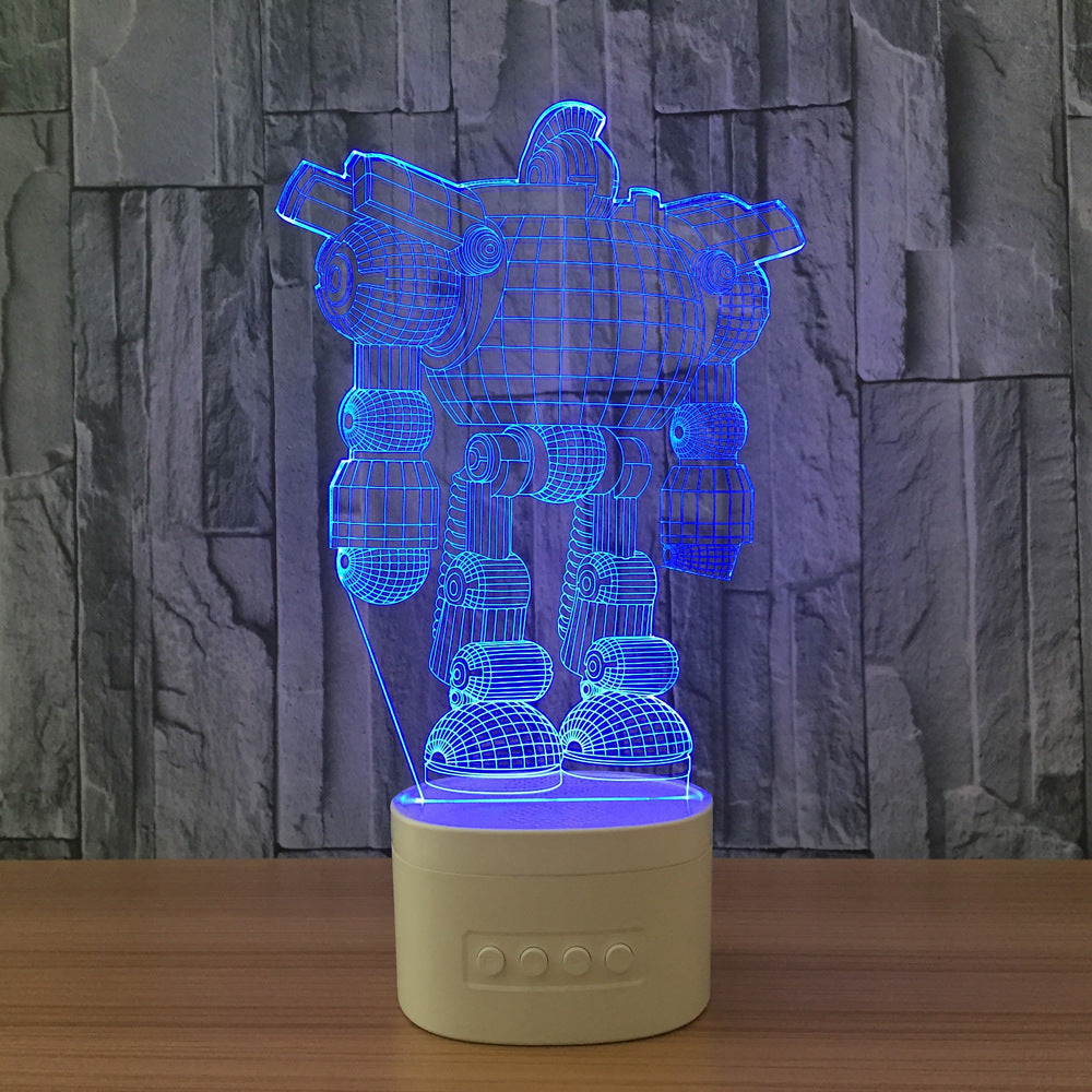 3D Robot  LED Night Lamp