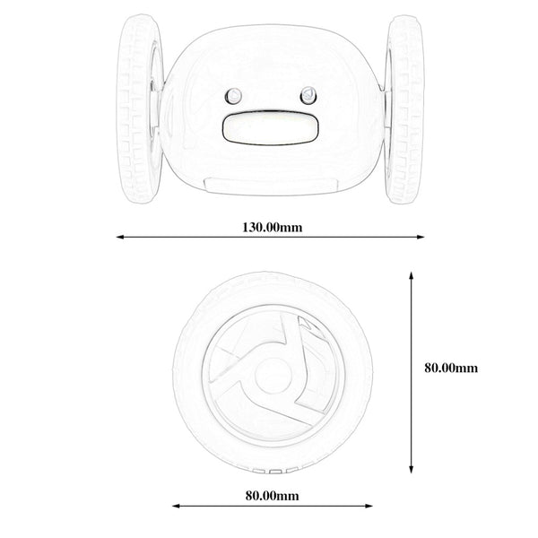 Digital Running Robot Alarm Clock