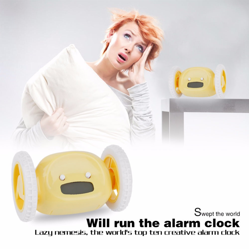 Digital Running Robot Alarm Clock