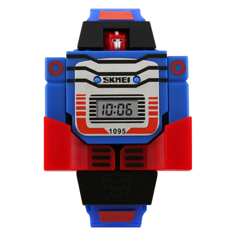 Transformer LED Digital Kids Watch