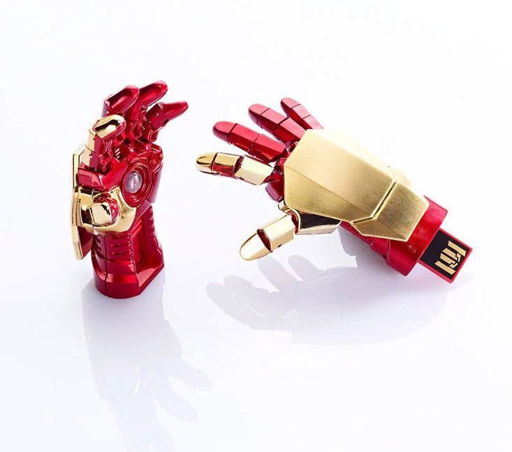 Iron Man Movable Joint Flash Drive