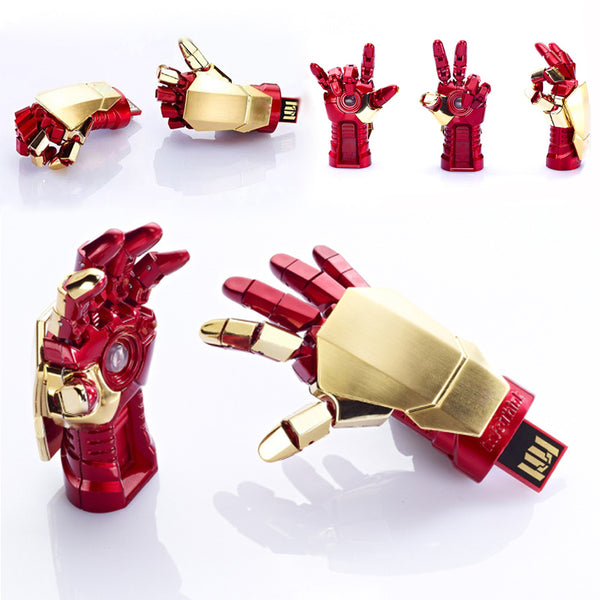Iron Man Movable Joint Flash Drive