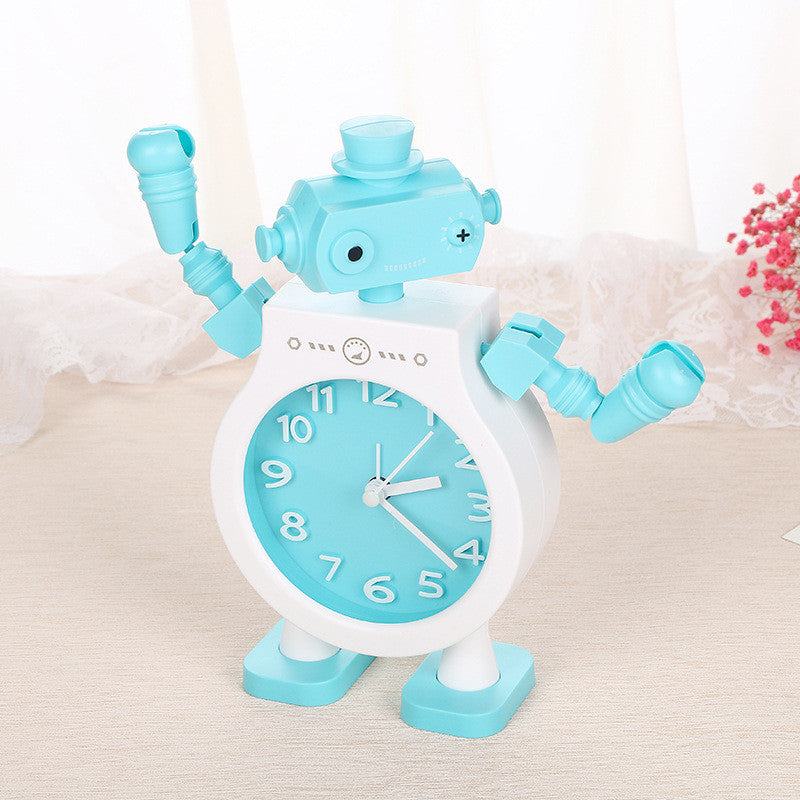 Robot Silent Alarm Clock for Kids Boys, Blue Wake up Digital Clock for  Teens Boys, Christmas Gift for Teenage Boy or Girl,random Delivery 